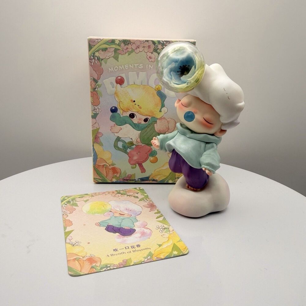 PopMart Dimoo Moments In Bloom Series Blind Box Figure - A Breath Of Blossoms